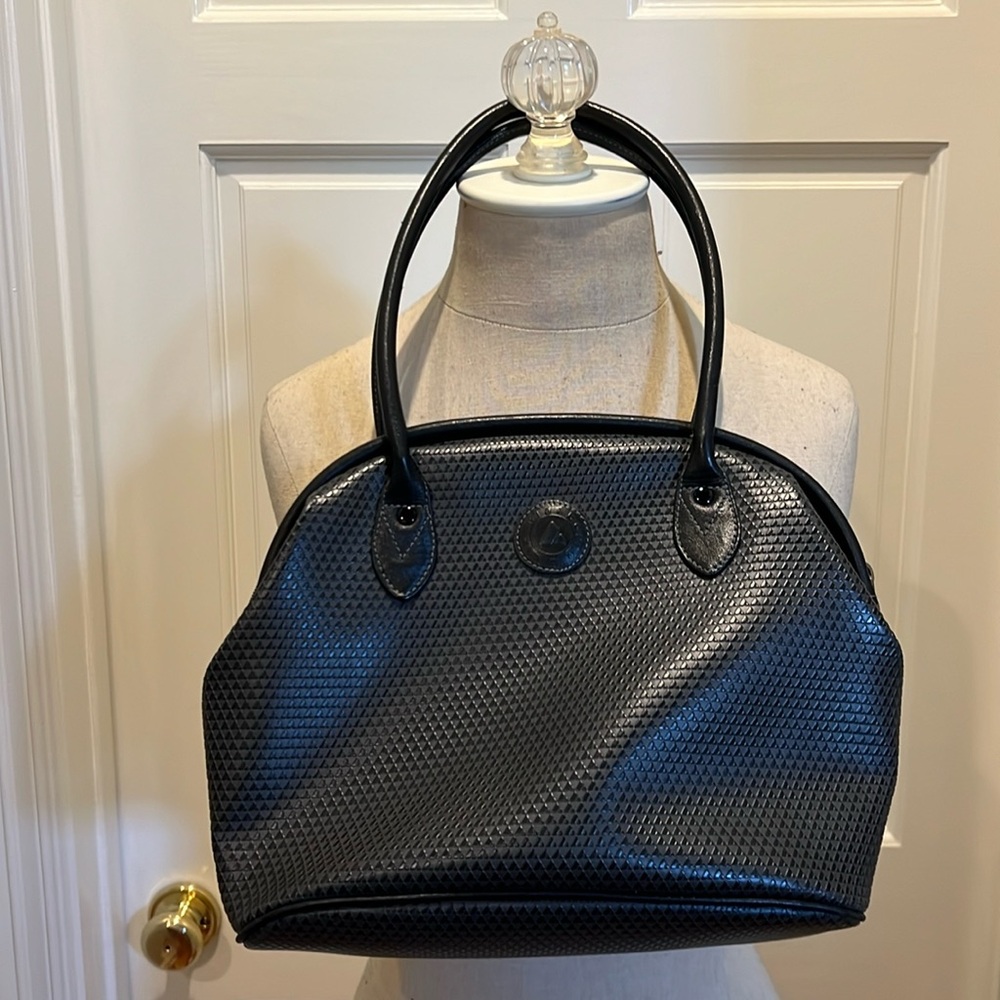 Early 1980’s Liz Claiborne Purse Black Vintage